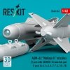 RESKIT RS48-0563 AGM-62 Walleye II missiles (2 pcs) with AN/AWG-16 data link pod (1 pcs) (A-4, A-6, A-7, F-4, F/A-18) (3D Printed) (1/48)